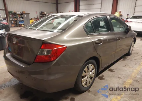 2012 Honda Civic Lx from USA, damaged, VIN 2HGFB2F57CH578522